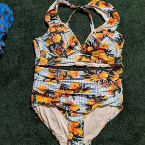 EUC Torrid Oranges Bikini